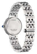 Citizen Eco-Drive dameklokke i stål med sort skive (28mm)