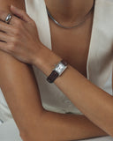 Mockberg Timeless dameklokke med brun rem (19x28mm)