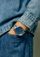Nixon Corperal herreklokke i matt stål (48mm)