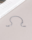 Mockberg Thin Rope armbånd i stål (medium)