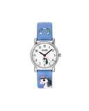 Club Hest barneklokke med lilla rem (27mm)