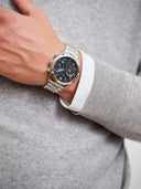 Gant Prestige 206 Chrono herreklokke i stål med sort skive (43mm)