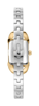 DKNY Signature dameklokke i tofarget stål (18x37mm)
