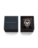 DW Iconic Chrono St.Mawes Panda herreklokke med rem (42mm)
