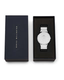 DW Classic Piano herreklokke i stål (40mm)