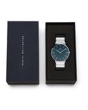 DW Classic Piano herreklokke i stål (40mm)