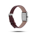 Mockberg Timeless dameklokke med brun rem (19x28mm)