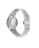 DW Classic herreklokke i sølvfarget stål (40mm)