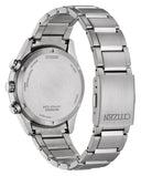 Citizen Eco-Drive Super Titanium Chrono herreklokke med blå skive (40 mm)