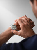 RW A.R.T Men herreklokke i sølvfarget stål (38mm)