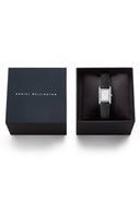 DW Bound Mini dameklokke med sort rem (17x25,9mm)