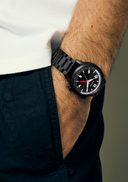 Nixon Drifter herreklokke i sortfarget stål (40mm)