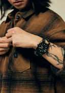 Nixon Scout herreklokke med army nato rem (35mm)