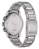 Citizen Eco-Drive Super Titanium Chrono herreklokke med sølv skive (40 mm)
