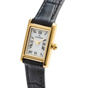 Mockberg Timeless Leather Petite klokke med sort rem (15,5x23,5mm)