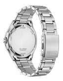 Citizen Classic Eco-Drive herreklokke i stål med blå skive (41mm)