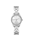 DKNY Open link dameklokke i stål (26mm)