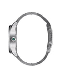 Nixon Sentry Solar herreklokke i matt stål (40mm)