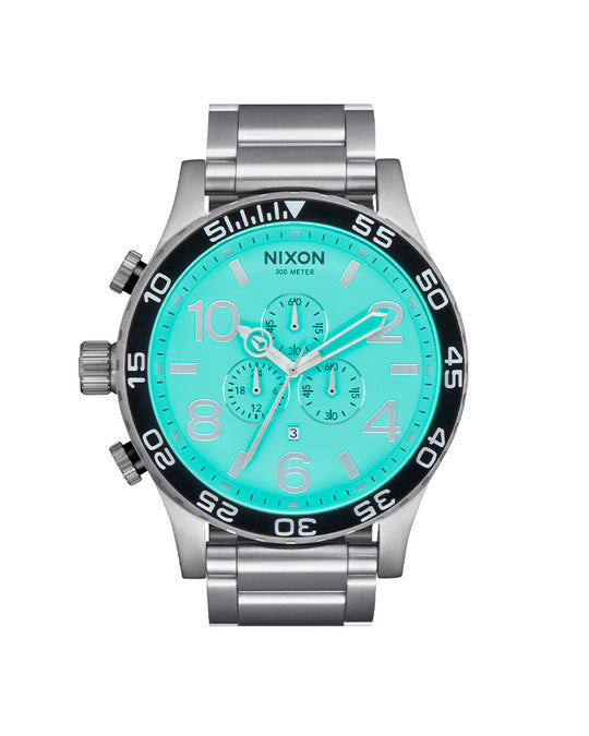 Turquoise 51-30 Chrono Stål / Turkis 51mm