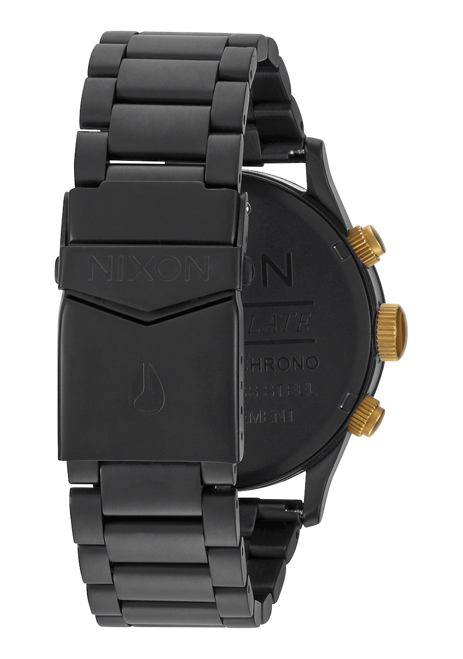 Sentry Chrono Matte Black / Gold 42mm