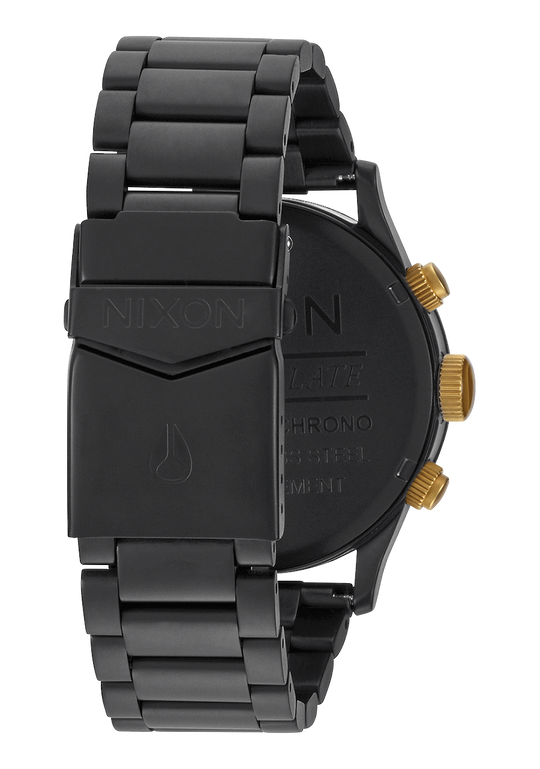 Sentry Chrono Matte Black / Gold 42mm