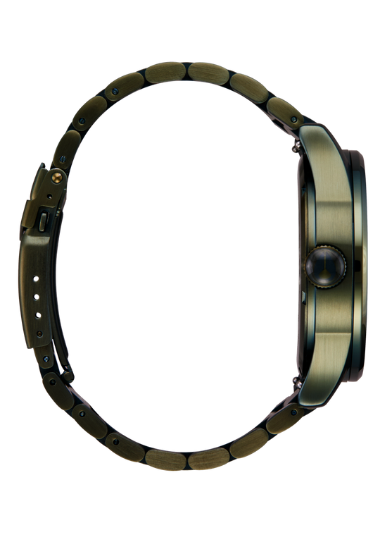 Sentry Stål Olivengrønn / Sort 42mm