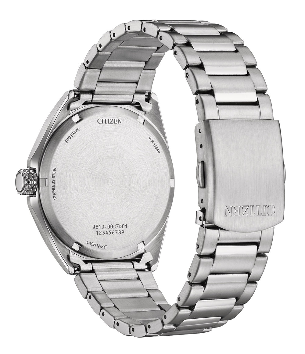 Eco-Drive Mens Stål / Blå 41mm