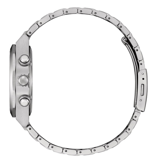 Super-Titanium Zenshin Senkei Eco-Drive Sølvfarget / Blå 41mm
