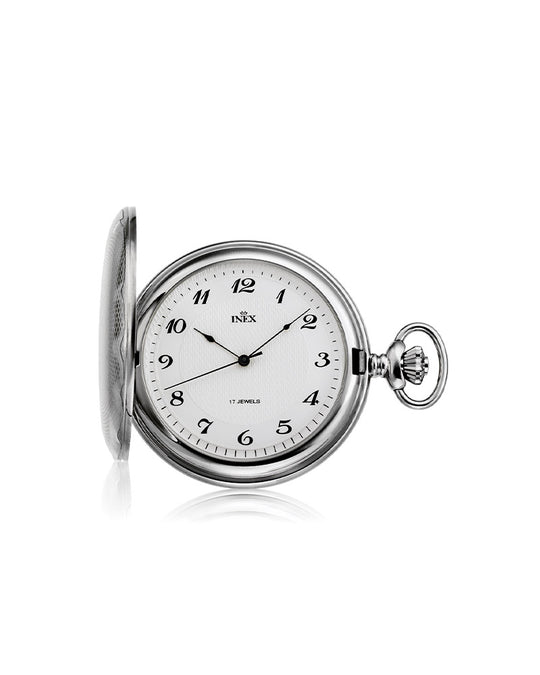 Inex Lommeur Mekanisk Sølvfarget / Hvit 50mm