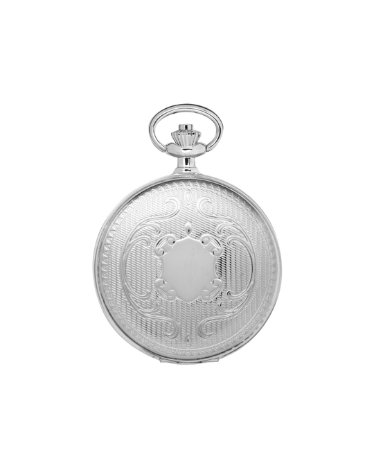 INEX Mekanisk lommeur i sølv (50mm)