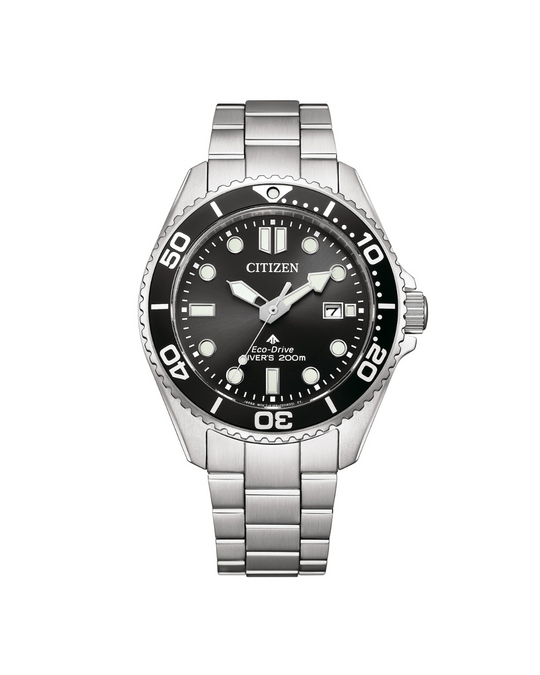 Promaster Sea Eco-Drive Stål / Sort 40,5mm
