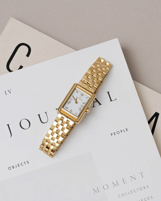 Timeless Grand Gullfarget Stål / Hvit 23x31mm