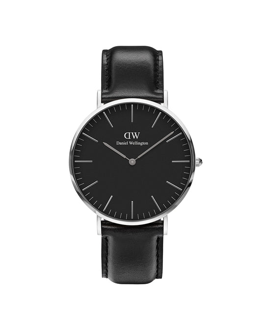 Classic Black Sheffield Silver 40mm