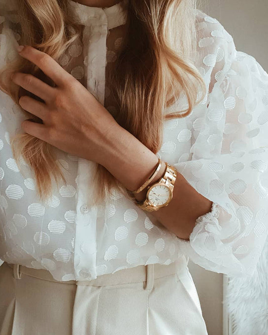 Iconic Link 36 Rose White