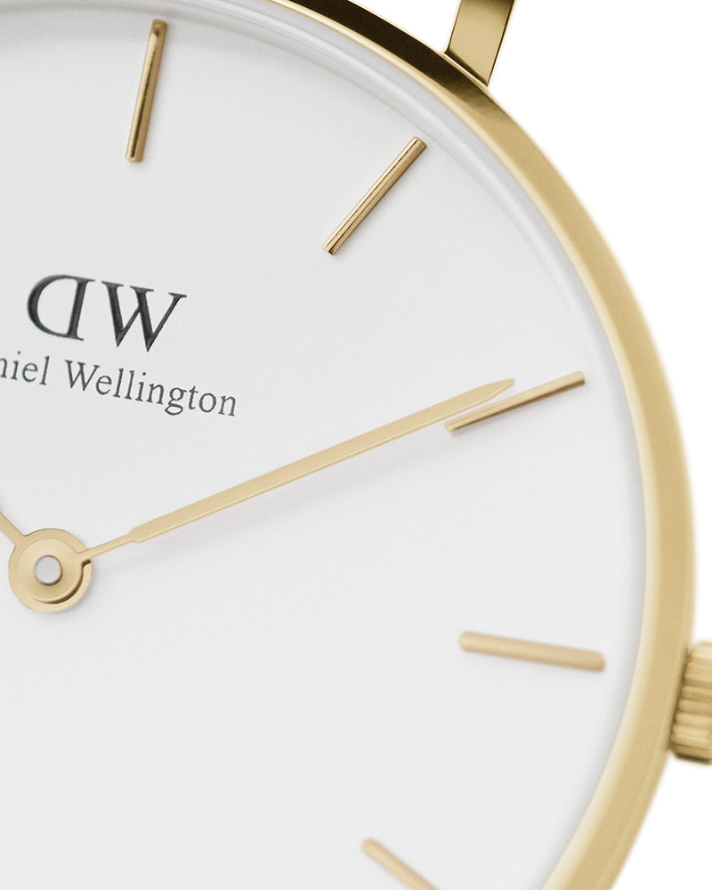 Petite Evergold Gold 28mm White