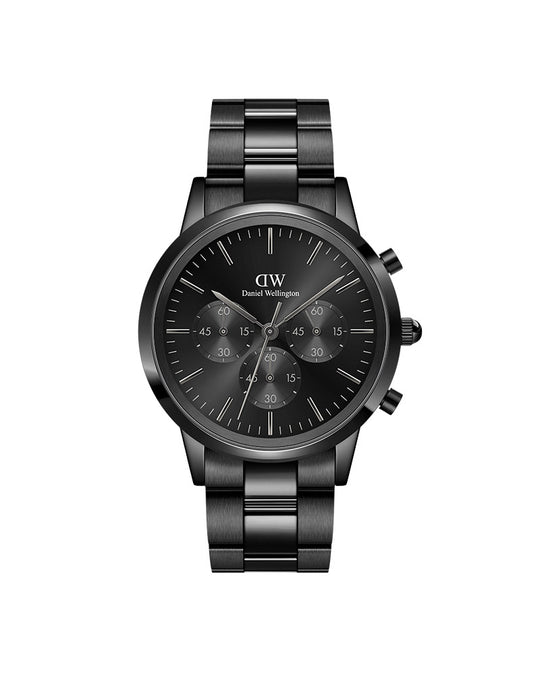 Iconic Chrono Black Sunray 42mm