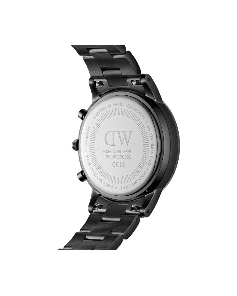 Iconic Chrono Black Sunray 42mm