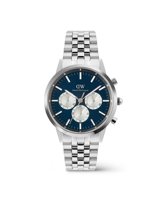 Iconic Chronograph Arch 5-Link Arctic Panda Stål 42mm