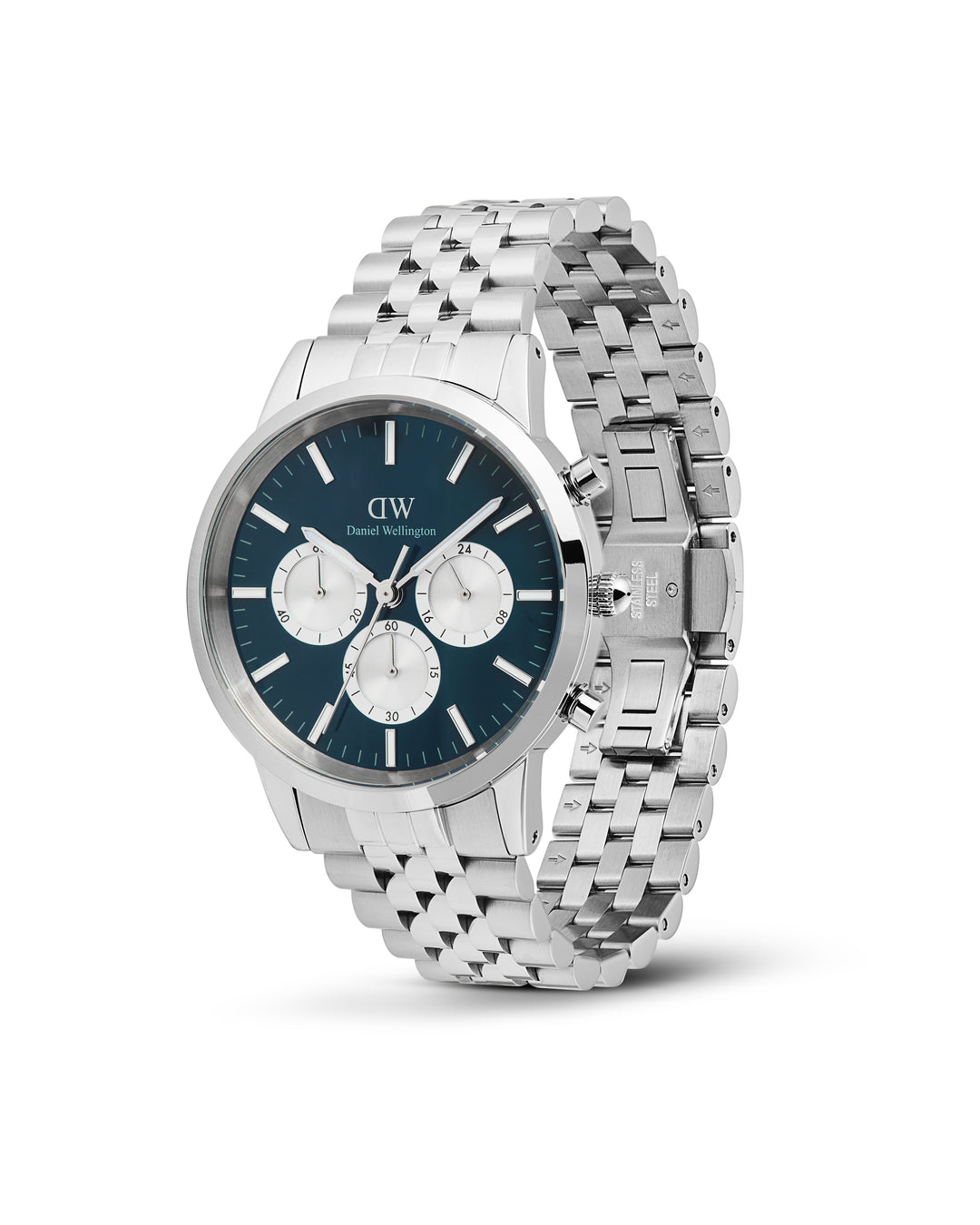 Iconic Chronograph Arch 5-Link Arctic Panda Stål 42mm
