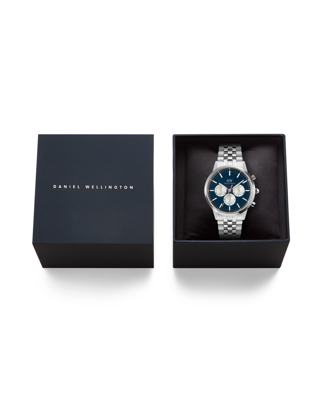 Iconic Chronograph Arch 5-Link Arctic Panda Stål 42mm
