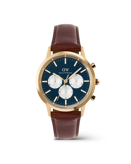 Iconic Chronograph St. Mawes Arctic Panda Gullfarget 42mm