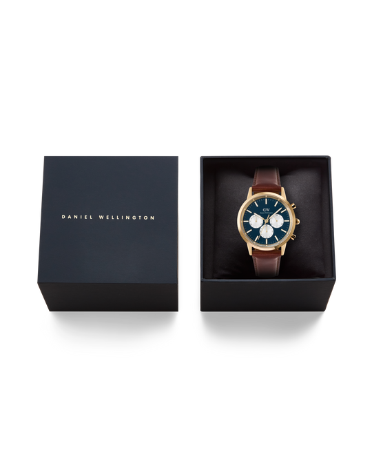 Iconic Chronograph St. Mawes Arctic Panda Gullfarget 42mm