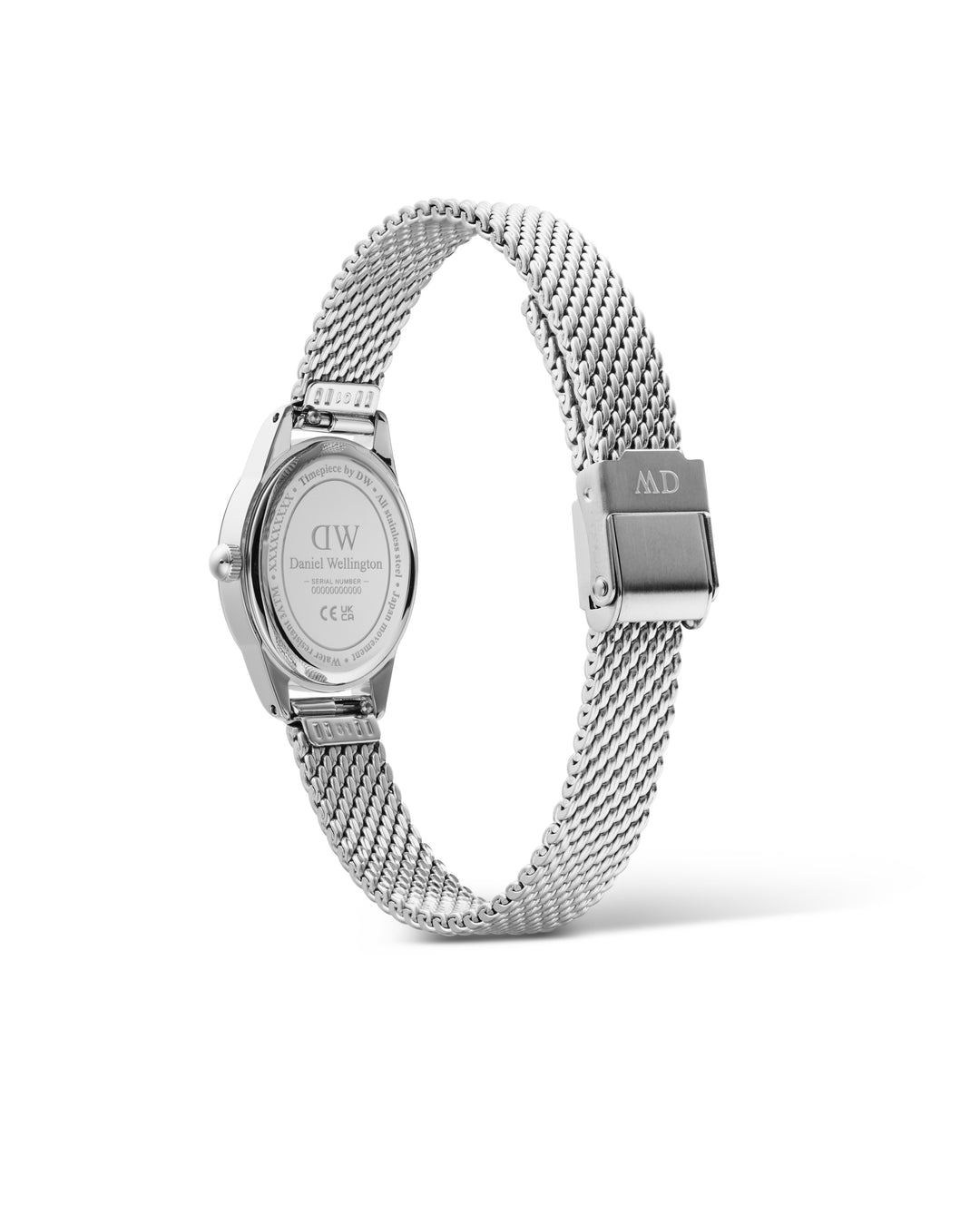 Daniel Wellington Ophelia Mini dameklokke med mesh-lenke (22mm)