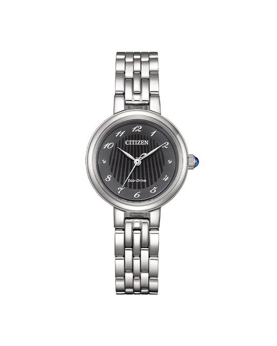 Eco-Drive Dame Stål / Sort 28mm