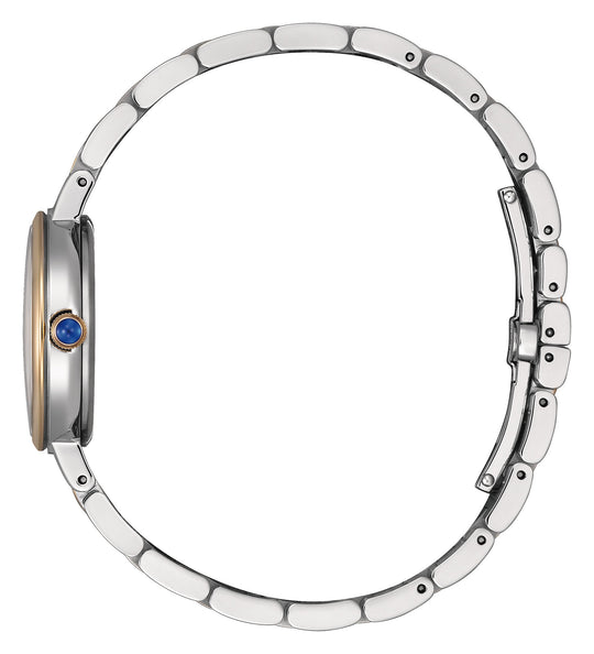 Eco-Drive Dame Torfarget / Rosa Perlemor 28mm