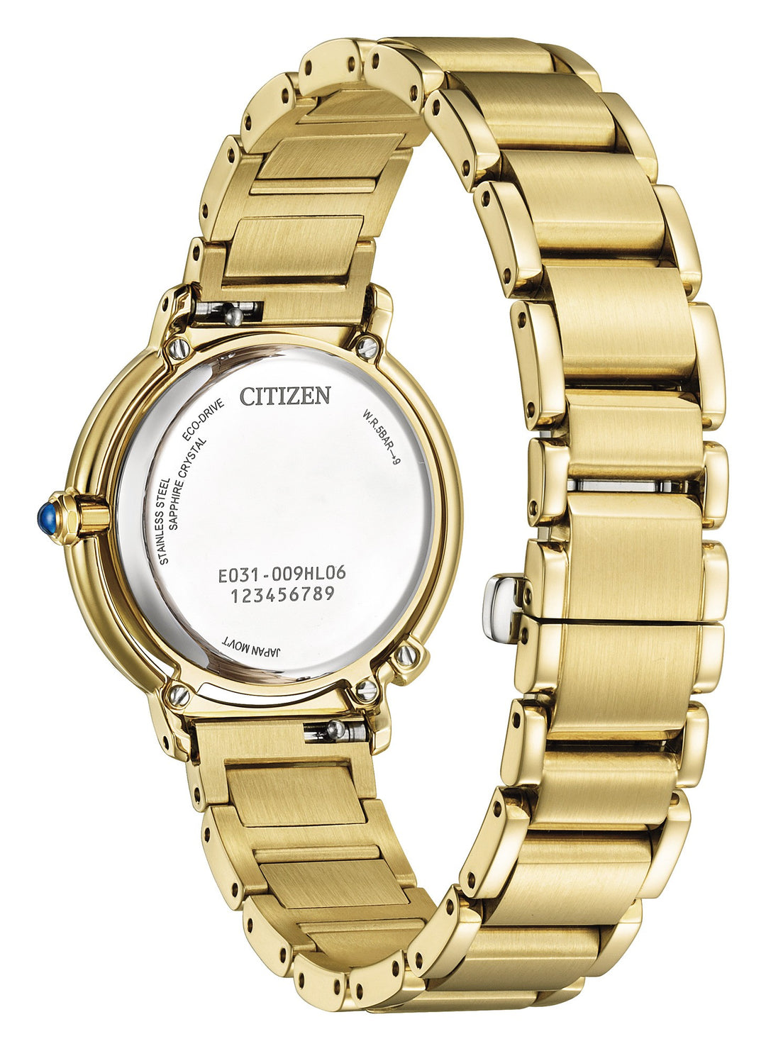 Eco-Drive Dame Gullfarget / Blå 28mm LIMITED EDITION