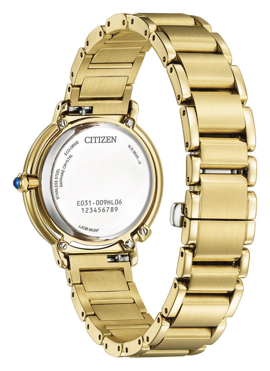 Eco-Drive Dame Gullfarget / Blå 28mm LIMITED EDITION