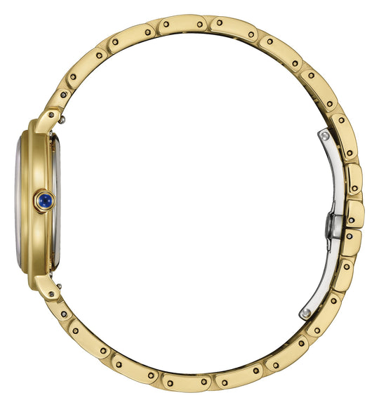 Eco-Drive Dame Gullfarget / Blå 28mm LIMITED EDITION