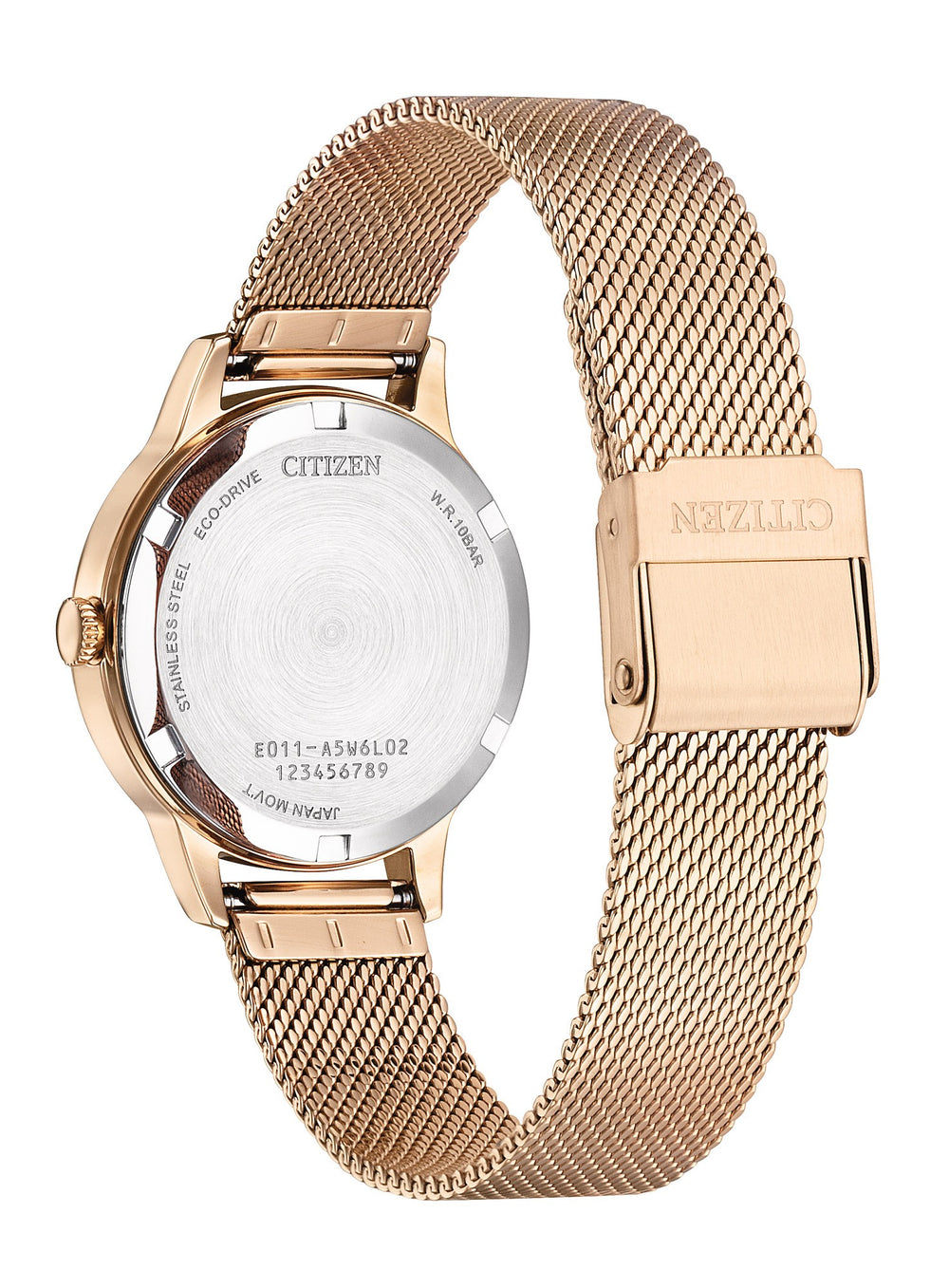 Eco-Drive Lady Double Stål / Champagne Perlemor 31,5mm