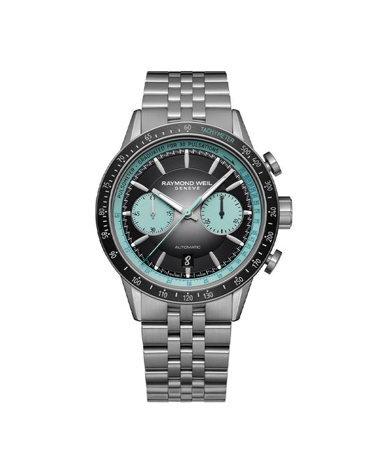 Freelancer Mens Automatic Chrono Titan / Turquoise